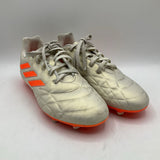 Size 4Y: Adidas Copa Creme/Orange Lace-Up Soccer Cleats