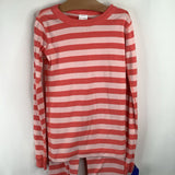 Size 10(140): Hanna Andersson Pink Striped 2pc PJs