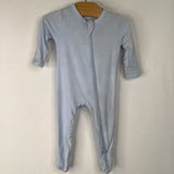 Size NB: Kyte Blue 1pc Footy PJs