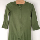 Size 3-6m: Kate Quinn Green 1pc Footy PJs