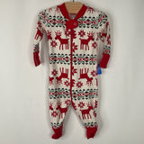 Size 3-6m (60) Hanna Andersson Reindeer Holiday 1Pc Pj