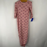Size 3-6m (60): Hanna Andersson Pink Rainbow Long Sleeve Nighty PJS