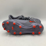 Size 4Y: Nike Purple/Orange Lace-Up Soccer Cleats