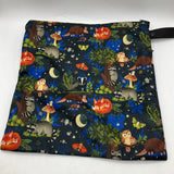 Thirsties Blue Animal Print Wet Bag