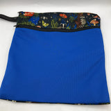 Thirsties Blue Animal Print Wet Bag