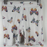 Size 8: Gap White Butterfly Print 2pc Shorty PJs