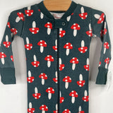 Size 18-24m (80): Hanna Andersson Green/Red Mushroom Print 1pc PJs