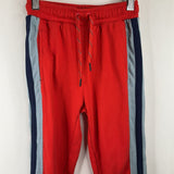 Size 6-7 (120): Hanna Andersson Red/Blue Striped Sweatpants