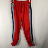 Size 6-7 (120): Hanna Andersson Red/Blue Striped Sweatpants