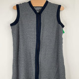 Size 12-18m: Burt's Bees Blue/White Striped Beekeeper Sleepsack
