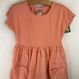 Size 6-7 (120): Hanna Andersson Orange Short Sleeve Dress