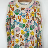 Size 12 (150): Hanna Andersson White/Multi Pokemon 2pc PJs