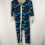 Size 3: Earthy Blue/Black Celestial 1pc PJs