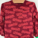 Size 3: GAP Red Firetruck Print 2pc PJs