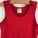 Size 3 (90): Hanna Andersson Red Cozy Overalls