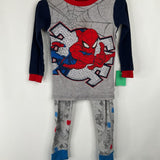 Size 4: Marvel Grey/Blue Spiderman 2pc PJs