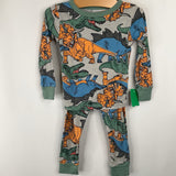 Size 4: Jurassic World Colorful Dinosaurs 2pc PJs
