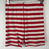 Size 10 (140): Hanna Andersson Red Striped Marvel 2pc Shorty PJs
