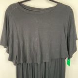Size S: Isabell Black Short Sleeve Dress
