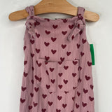 Size 6-12m: Kate Quinn Pink Hearts Tank Romper