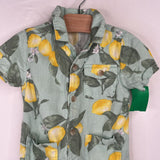 Size 12-18m: Old Navy Green Lemon Print Shorty Romper