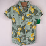 Size 12-18m: Old Navy Green Lemon Print Shorty Romper