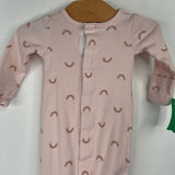 Size Premie: Gerber Pink Rainbow 1pc Nighty PJs