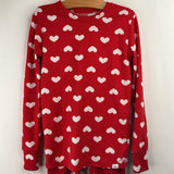 Size 10: Gap Red/White Hearts 2pc PJs