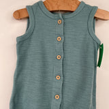 Size 3-6m: Grayson Mini Green Tank Romper