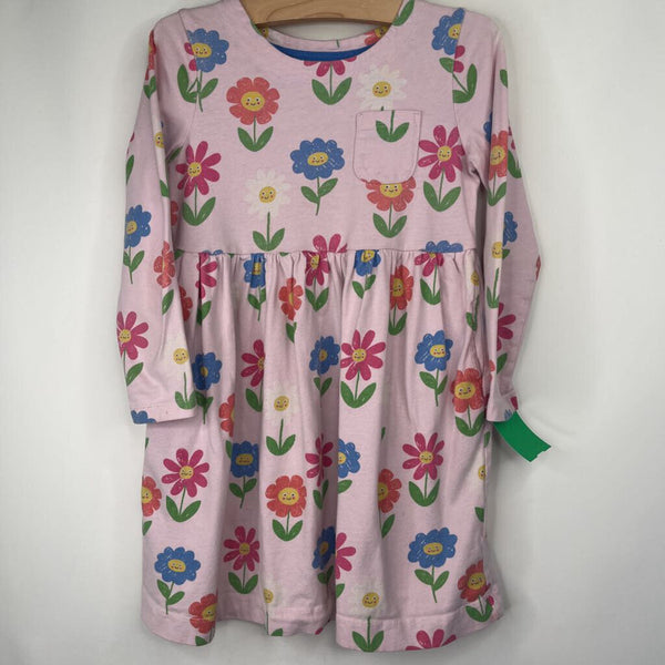 mini boden long sleeve dress Size 5-6: Mini Boden Pink/Colorful Floral Long Sleeve Dress
