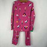Size 4 (100): Hanna Andersson Pink Rainbow Flight 2pc PJs