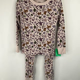Size 5: Quince Pink/Purple Floral Print 2pc PJs