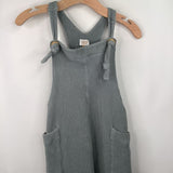 Size 8-9: Cache Coeur Blue Waffle Textured Cozy Tank Romper