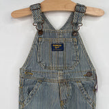 Size 18m: Osh Kosh B'Gosh Blue/White Striped Overalls
