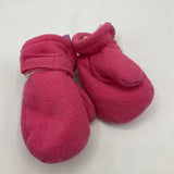 Size XS: Pink Fleece Mittens