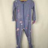 Size 9-12m: Tea Purple Celestial Long Sleeve Footy PJs