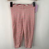 Size 12-18m: Baby Boden Red/White Stripe Leggings