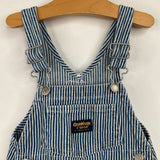 Size 12m: Osh Kosh B'Gosh Blue Striped Shortalls