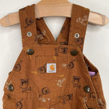 Size 9m: Carhartt Brown Construction Shortalls