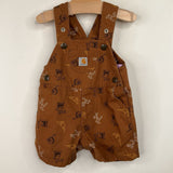 Size 9m: Carhartt Brown Construction Shortalls