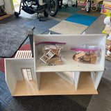 Hearth & Hand Wooden Magnolia Doll House w/Acessories (retails $180 )