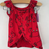 Size 18-24m (80): Hanna Andersson Red Crab 2pc Set