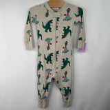 Size 18-24m (80): Hanna Andersson Creme Volcano Dinosaurs 1pc PJs
