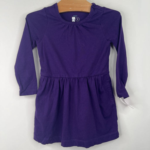 primary long sleeve dress Size 2: Primary Purple Long Sleeve Dress