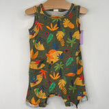 Size 6m: Tucker + Tate Green Plants Tank Shorty Romper