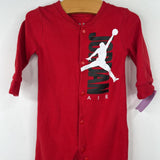 Size 9m: Air Jordan Red 1pc Footy PJs