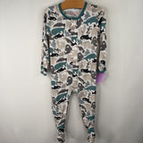 Size 6-9m: Magnetic Me White/Grey/Blue Arctic Animals 1pc Footy PJs