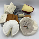 Normadot Embroidered Camembert Cheese Toy Set