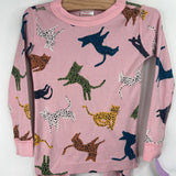 Size 3 (90) Hanna Andersson Pink Leopard 2pc PJs