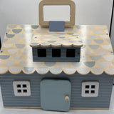 Teamson Kids Wooden Take Along Doll House Set